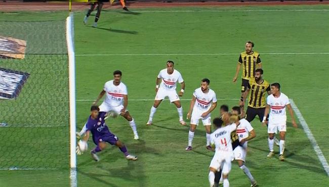 تصدي محمد صبحي الرائع يحرم المقاولون العرب من هدف