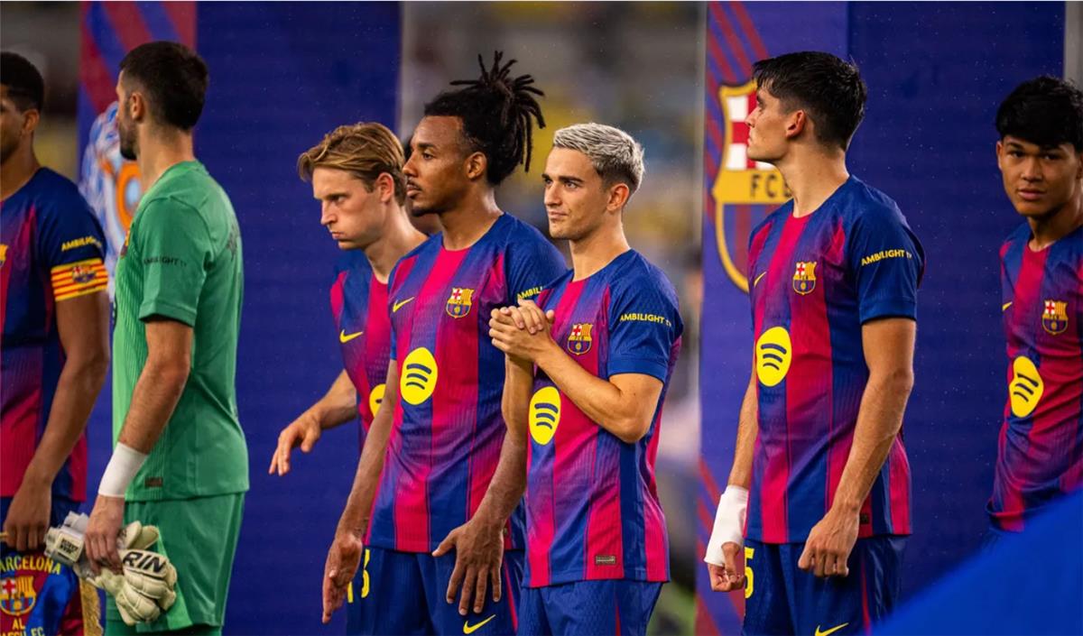 لاعبو برشلونة