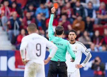 حكم مباراة ريال مدريد وأوساسونا في الدوري الإسباني