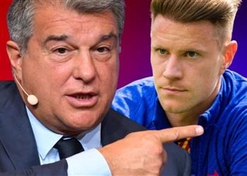 انتهاء أيام العسل أزمة جديدة بين تير شتيجن وبرشلونة