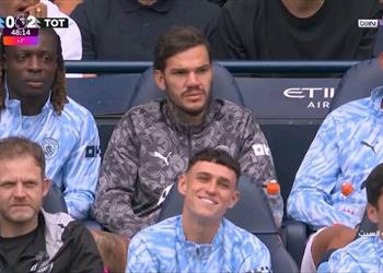 لماذا دخل فودين في نوبة ضحك بعد هدف توتنهام الثاني أمام مانشستر سيتي