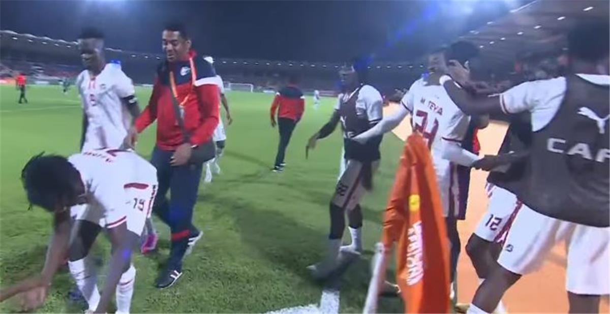 لاعبو منتخب السودان