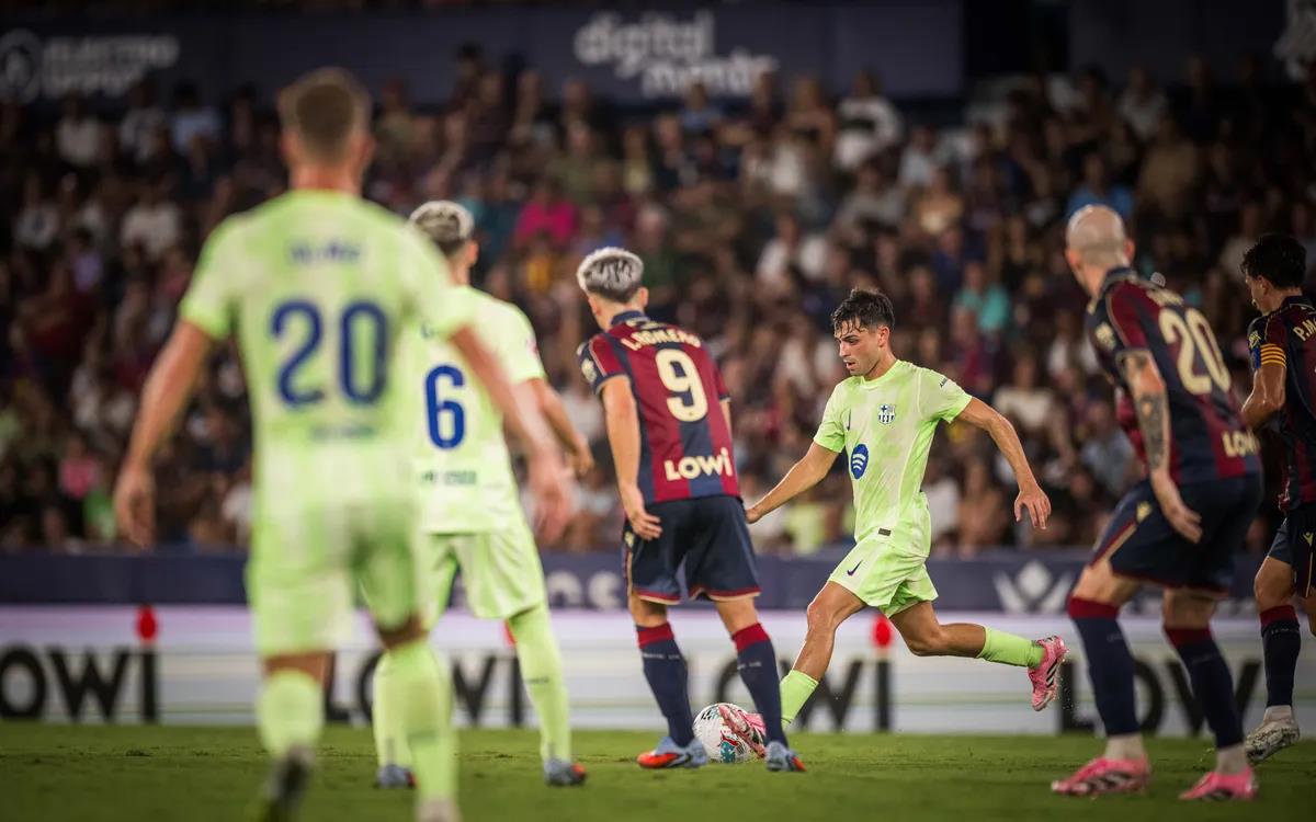 فيديو | برشلونة ينجو من فخ ليفانتي ويحقق فوزًا في الوقت القاتل بـ الدوري الإسباني