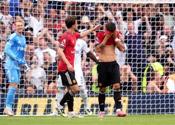 فيديو برونو فرنانديز يقلد محمد صلاح في ضربة جزاء مانشستر يونايتد أمام فولهام