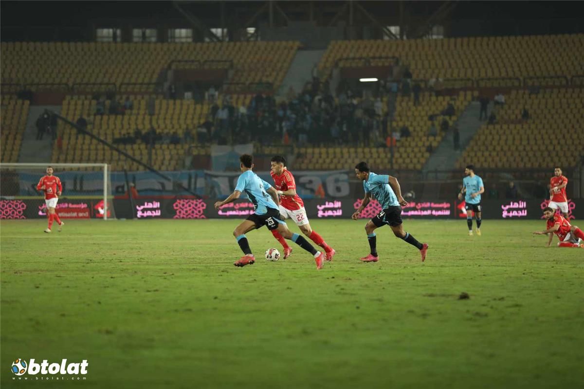 مباراة الاهلي وغزل المحلة