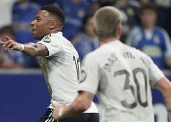 فيديو مبابي يسجل هدف ريال مدريد الأول أمام ريال أوفييدو