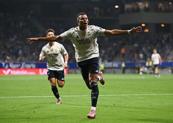 فيديو بمشاركة لاعب مصري مبابي يقود ريال مدريد لعبور أوفييدو بثلاثية في الدوري الإسباني