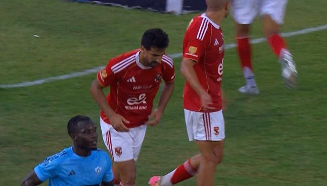 محمد علي بن رمضان يهدر هدف محقق امام غزل المحلة بالدوري المصري