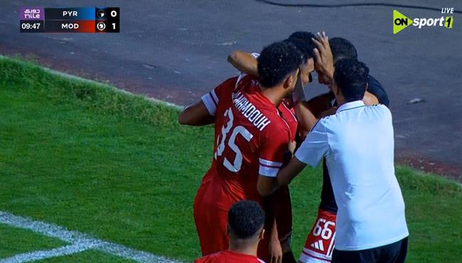 اهداف مباراة بيراميدز ومودرن سبورت 1 2 الدوري المصري