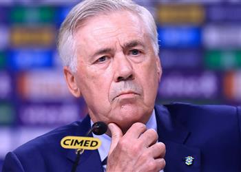 أنشيلوتي بعد استبعاد مهاجم ريال مدريد من قائمة البرازيل يمكنه الاتصال بي لمعرفة السبب