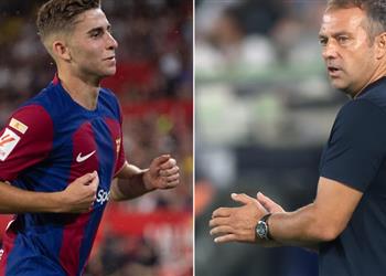 تضارب كبير موقف فليك من رحيل فيرمين لوبيز عن برشلونة