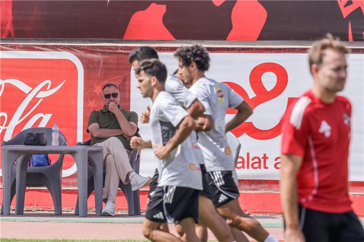 حضور الخطيب في مران الأهلي اليوم