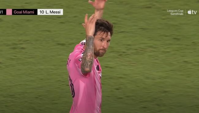 هدف ميسي الثاني في مرمي اورلاند سيتي بنصف نهائي كأس الدوريات