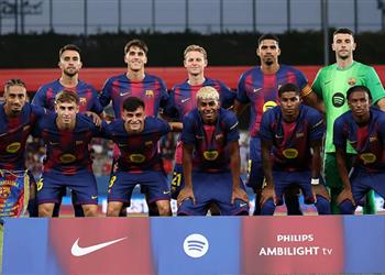 لاعب برشلونة يغيب عن مباراة رايو فاليكانو في الدوري الإسباني