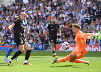 ترتيب هدافي الدوري الإنجليزي بعد هدف هالاند أمام برايتون