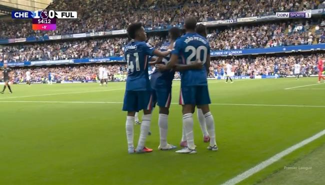 اهداف مباراة تشيلسي وفولهام 2 0 الدوري الانجليزي