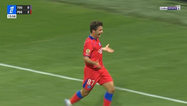 هدف جواو نيفيس الثاني الخرافي في مرمي تولوز بالدوري الفرنسي