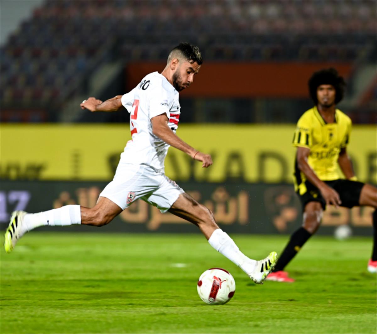 فيديو | ناصر ماهر يسجل هدف الزمالك الأول أمام وادي دجلة