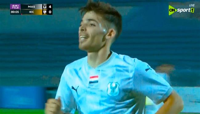 هدف عبد الرحيم دغموم في مرمي كهرباء الاسماعيلية بالدوري المصري