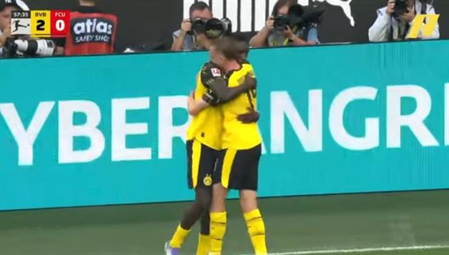 اهداف مباراة بوروسيا دورتموند ويونيون برلين 3 0 الدوري الالماني