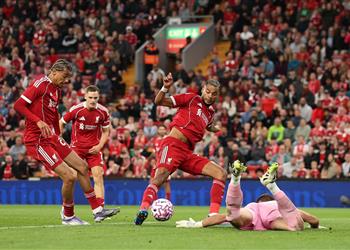 فيديو معتذر ا بطريقته الخاصة جاكبو يسجل هدف ليفربول الثالث أمام أتلتيك بلباو