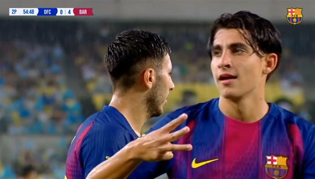 هدف برشلونة الرابع في مرمي دايجو مباراة ودية