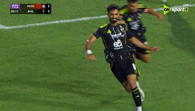 هدف احمد رضا في مرمي مودرن سبورت بالدوري المصري