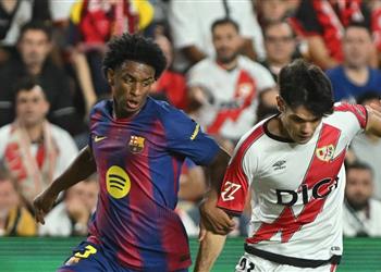 فيديو فران بيريز يسجل هدف تعادل رايو فاليكانو أمام برشلونة