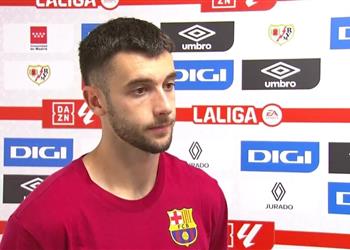 خوان جارسيا سعيد بمستواي أمام رايو فاليكانو ومتحمس لمساعدة برشلونة