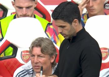 لاعب آرسنال يدخل في نوبة بكاء خلال استبداله أمام نوتينجهام فورست