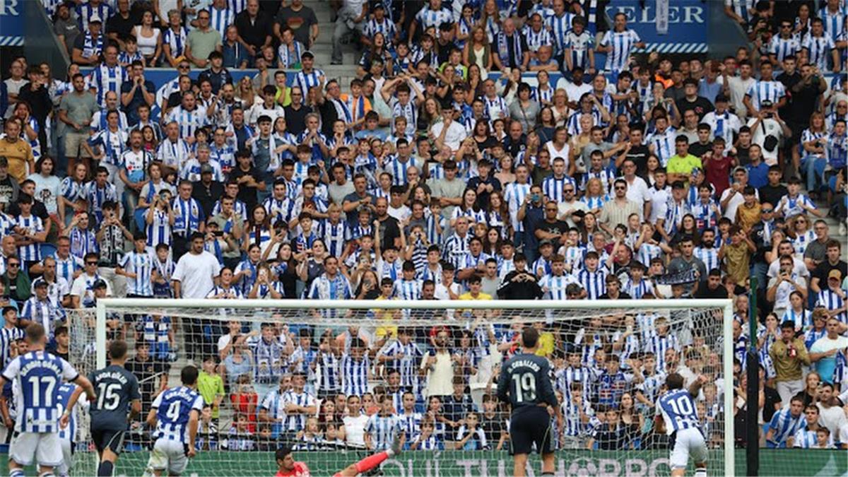 اخبار نيوز : أويارزابال يسجل هدف ريال سوسيداد الأول أمام ريال مدريد