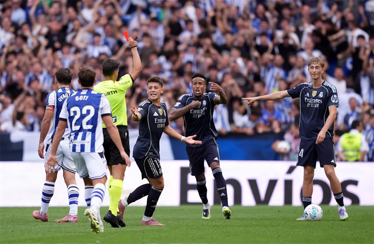 اخبار نيوز : مدة غياب هويسن عن ريال مدريد بعد طرده أمام ريال سوسيداد