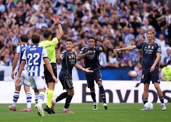 مدة غياب هويسن عن ريال مدريد بعد طرده أمام ريال سوسيداد