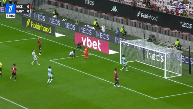 هدف فوز نيس علي نانت 1 0 الدوري الفرنسي