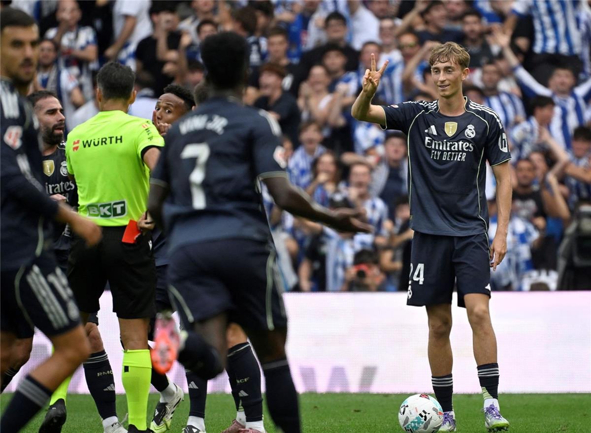 اخبار نيوز : ريال مدريد يتخذ قرارًا حاسمًا تجاه طرد هويسن في مباراة ريال سوسيداد