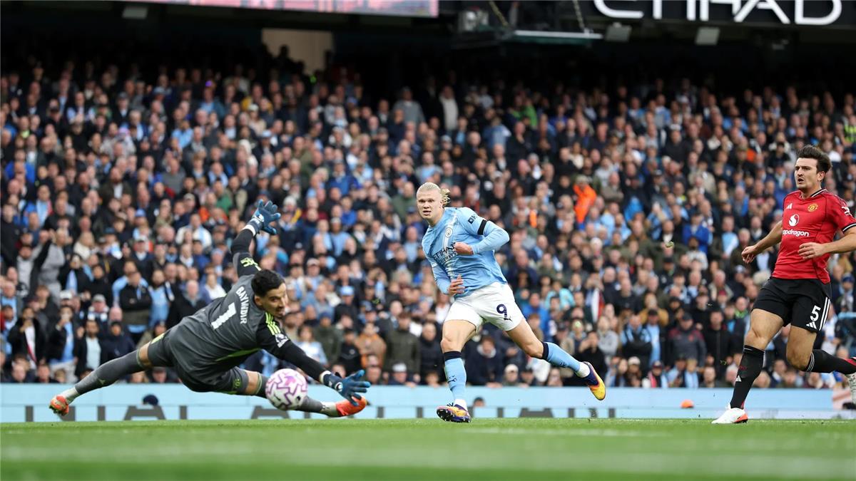 فيديو | لا يتوقف.. هالاند يسجل هدف مانشستر سيتي الثالث أمام مانشستر يونايتد