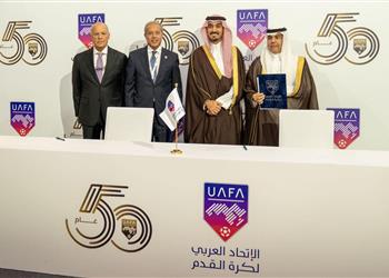 رسمي ا هاني أبو ريدة نائب ا أول لرئيس الاتحاد العربي لكرة القدم حتى 2029