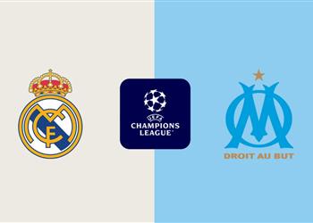 موعد والقناة الناقلة لمباراة ريال مدريد ومارسيليا اليوم في دوري أبطال أوروبا والمعلق