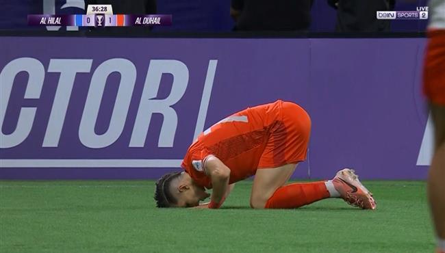 هدف الدحيل الاول الرائع في مرمي الهلال بدوري ابطال اسيا