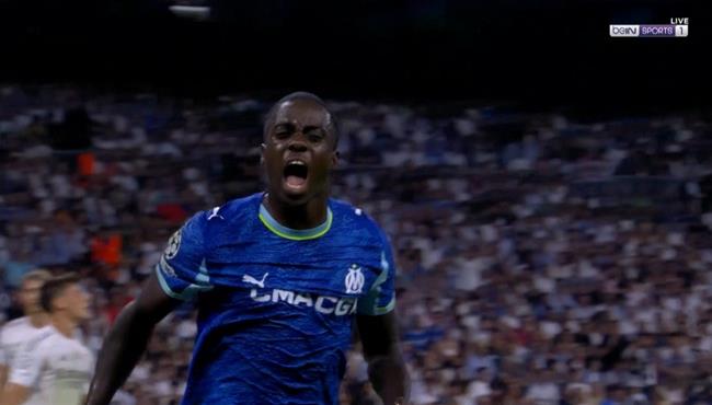 هدف مارسيليا الاول في مرمي ريال مدريد بدوري ابطال اوروبا