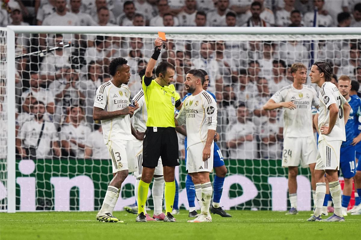 اخبار نيوز : مدة غياب كارفاخال عن ريال مدريد بعد طرده أمام مارسيليا.. وموقفه من مباراة ليفربول