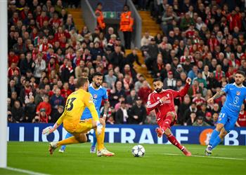 فيديو محمد صلاح يسجل هدف ليفربول الثاني أمام أتلتيكو مدريد