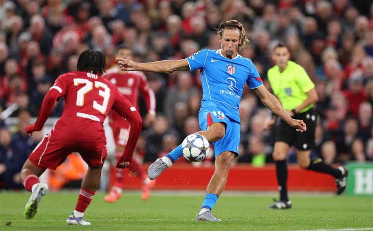 اخبار نيوز : فيديو | يورينتي يسجل هدف تعادل أتليتكو مدريد أمام ليفربول