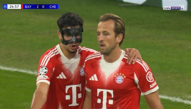 هدف هاري كين الاول في مرمي تشيلسي بدوري ابطال اوروبا