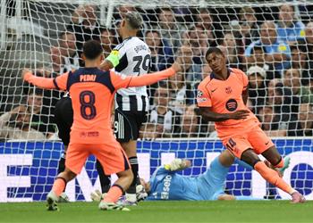 فيديو خلال 9 دقائق راشفورد يسجل هدفين لـ برشلونة أمام نيوكاسل يونايتد