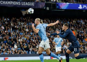 أرقام قياسية لـ هالاند بعد هدفه أمام نابولي في دوري أبطال أوروبا