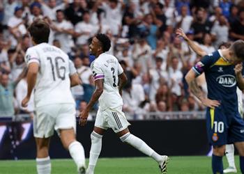 بالفيديو I ريال مدريد يحقق انتصار ا مريح ا على إسبانيول في الدوري الإسباني ويبتعد في الصدارة