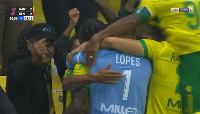 اهداف مباراة نانت ورين 2 2 الدوري الفرنسي