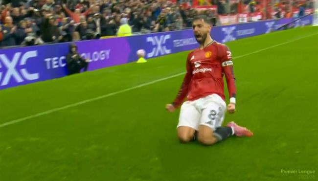 هدف برونو فيرنانديز في مرمي تشيلسي بالدوري الانجليزي