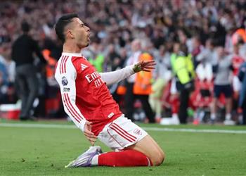 فيديو توقيت قاتل مارتينيلي يسجل هدف تعادل آرسنال أمام مانشستر سيتي